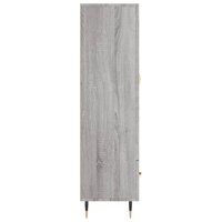 Hoge kast 69,5x31x115 cm bewerkt hout grijs sonoma eikenkleurig 7