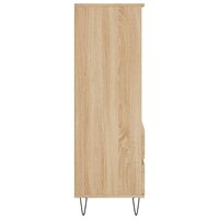 Hoge kast 40x36x110 cm bewerkt hout sonoma eiken 7