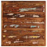 Bistrotafel Bruin 50 x 50 x 76 cm massief gerecycled hout 5