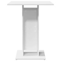 Bistrotafel 60x60x75 cm bewerkt hout wit 4