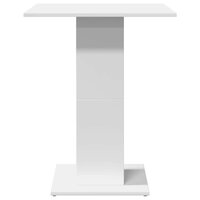 Bistrotafel 60x60x75 cm bewerkt hout wit 5