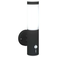 Buiten Wandlamp Zwart 15 x 7.5 x 33 cm Roestvrij staal 9
