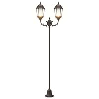 Tuin Lantaarnpaal Brons Aluminium en Glas 7