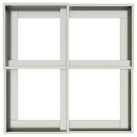 Tuin Bloempot Zilver 80 x 80 x 48 cm Gegalvaniseerd staal 8