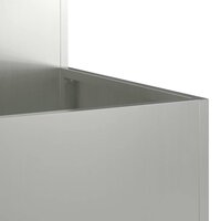 Tuin Bloempot Zilver 80 x 80 x 48 cm Gegalvaniseerd staal 9