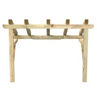 Deurluifel 150x100x100 cm massief grenenhout 5