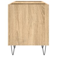 Platenkast 121x38x48 cm bewerkt hout sonoma eikenkleurig 5