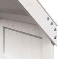 Kinderbedhuisje 60x99x139,5 cm massief grenenhout wit 7