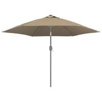 Vervangingsdoek voor parasol 300 cm taupe 4