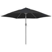 Vervangingsdoek voor parasol 300 cm zwart 4