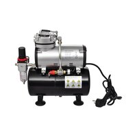 Airbrush Compressorset met 2 pistolen 5