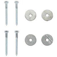 Grondankers 4 st 10x60 cm gegalvaniseerd metaal 8