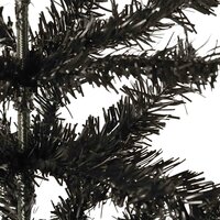 Kerstboom smal 150 cm zwart 5