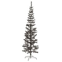 Kerstboom smal 180 cm zwart  2