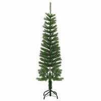 Kunstkerstboom met standaard smal 150 cm PE 2