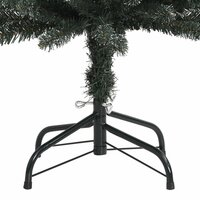 Kunstkerstboom met standaard smal 120 cm PVC groen 4