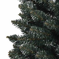 Kunstkerstboom met standaard smal 150 cm PVC groen 6