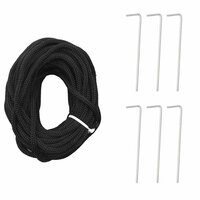 LED-kerstboom op vlaggenmast 200 LEDs kleurrijk 180 cm 9