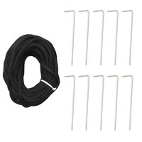 LED-kerstboom aan vlaggenmast 550 LEDs koud wit 300 cm 9