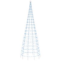 LED-kerstboom aan vlaggenmast 550 LED&amp;apos;s 300 cm blauw 4