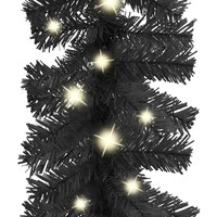 Kerstslinger met LED-lampjes 5 m zwart 4