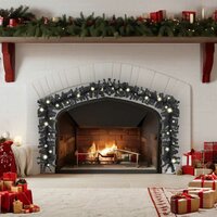 Kerstslinger met LED-lampjes 20 m zwart 2