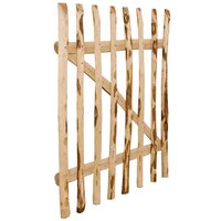 Poort enkel 100x120 cm hazelaarhout 3