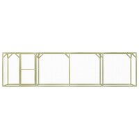 Kippenhok 1,5x6x1,5 m ge&iuml;mpregneerd grenenhout 2