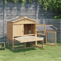 Kippenhok Bruin 150 x 60 x 89 cm 3