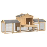 Kippenhok Bruin 225 x 60 x 89 cm 6