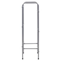 Opbergrek voor 3 kratten 50x33x116 staal zilverkleurig 4