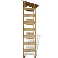 Haardhoutopslag 150x44x176 cm ge&iuml;mpregneerd grenenhout 3