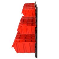 26-delige Sorteersysteemset 77x39 cm polypropeen rood en zwart 3