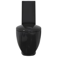 Toilet rond afvoer onder keramiek zwart 4