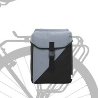 Fietstas Zwart en Grijs 15.5 x 31.5 x 40 cm Polyester 2