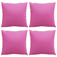 Sierkussens 4 pcs Roze 40 x 40 cm Stof 2