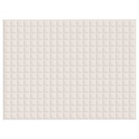 Verzwaringsdeken 152x203 cm 7 kg stof lichtcr&egrave;mekleurig 3