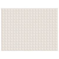 Verzwaringsdeken 150x200 cm 7 kg stof lichtcr&egrave;mekleurig 3