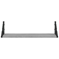 Wandschappen 2 st 60x15x15,5 cm grijs sonoma eikenkleurig 5