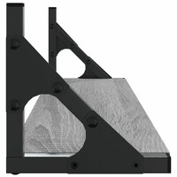 Wandschappen 2 st 60x15x15,5 cm grijs sonoma eikenkleurig 6