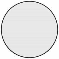 Wandspiegel rond &Oslash;50 cm zwart 2