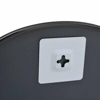 Wandspiegel 50x35 cm zwart 6