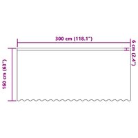 Gordijnen met gordijnen Wit Polyester 6