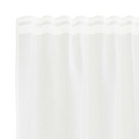 Gordijnen met gordijnen Bloemen Wit Polyester 3