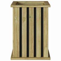 Plantenbak Bruin 33 x 33 x 45 cm Ge&iuml;mpregneerd grenen hout 6