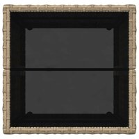 3-delige tuin bistroset met kussens in beige van poly riet 8