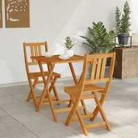 Bistroset 3 pcs Bruin Massief acaciahout 4