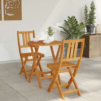 Bistroset 3 pcs Bruin Massief acaciahout 4
