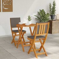Bistroset 3 pcs Bruin Massief acaciahout 4