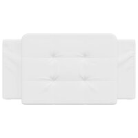 Hoofdbordkussen "Zadar" Wit 100 cm Kunstleer 4